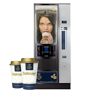 Belluno freestanding coffee vending machine, original catalogue photograph